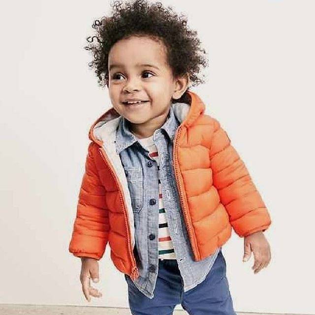 Jaket Puff Parasut Orange