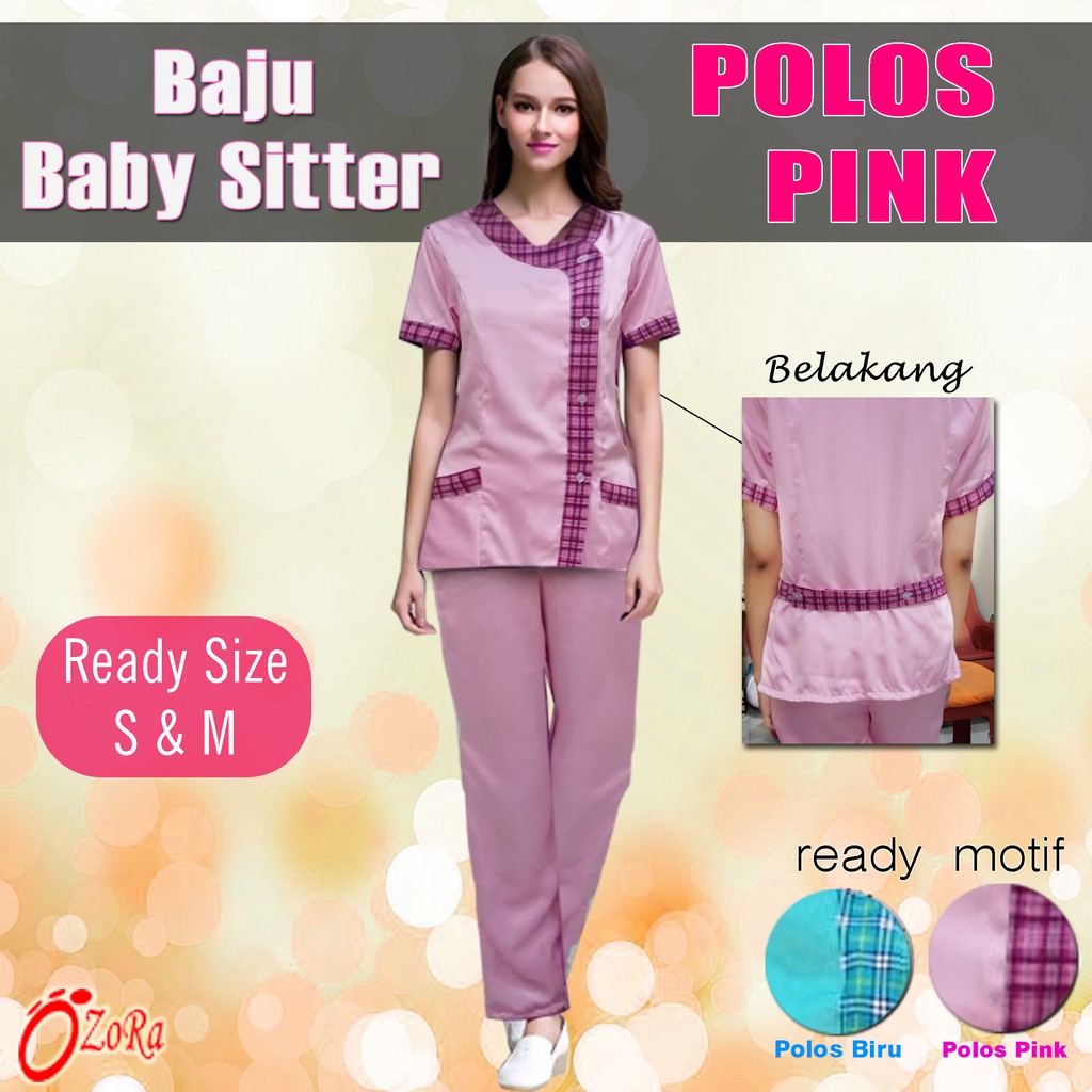 HOT SALE Baju Seragam Baby Sitter suster polos Shopee HOT SALE Baju Seragam Baby Sitter suster polos Shopee