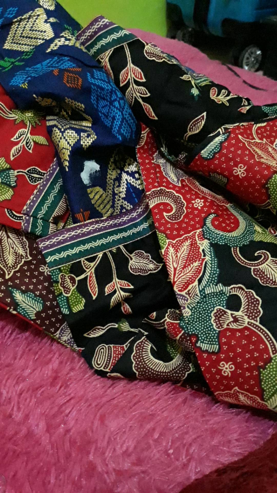 Qnunbatik Kemeja Batik Lengan Pendek Standard - Jumbo 5l Azizah Gentong