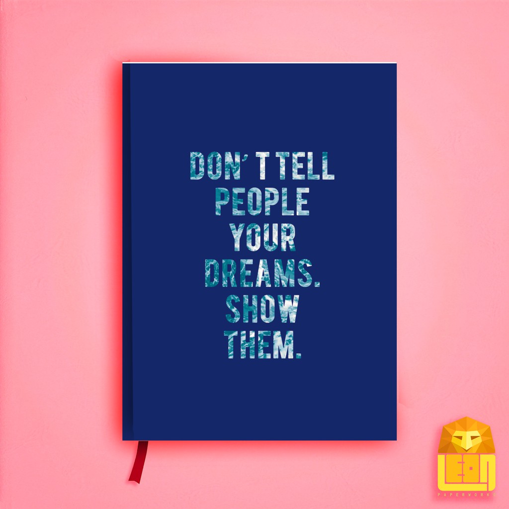 Notebook Agenda dan Polos Don't Tell People