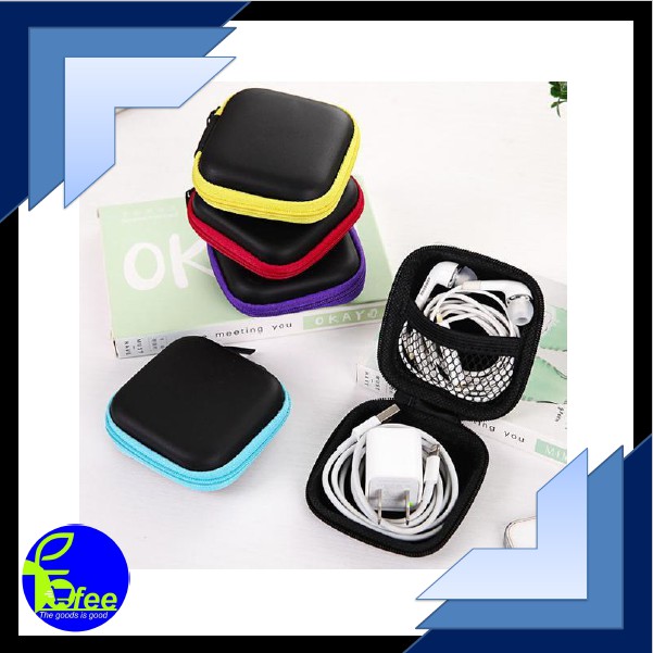 [IMPORT] - Dompet Pouch Penyimpanan Headset / Kunci PP 7x7x3cm