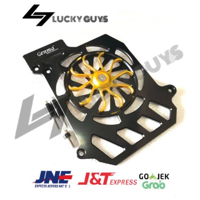 Cover Radiator Kipas Aerox Full CNC - Cover Radiator Aerox