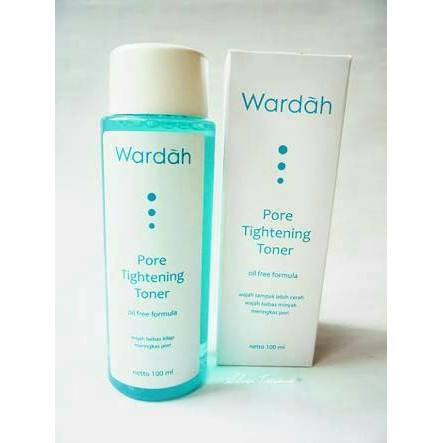 Wardah Pore Tightening Toner 100ml Untuk Mengencangkan Pori Jerawat Shopee Indonesia