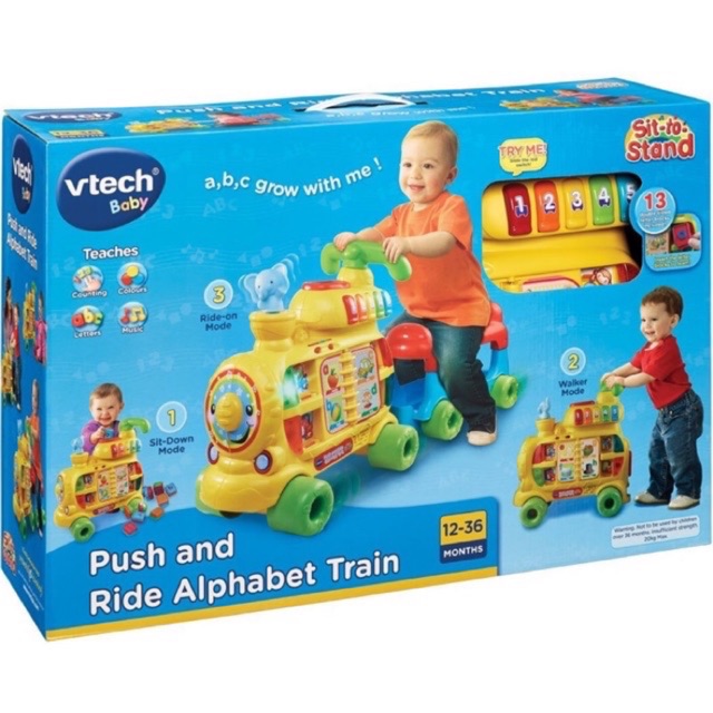 vtech push and ride alphabet train best price