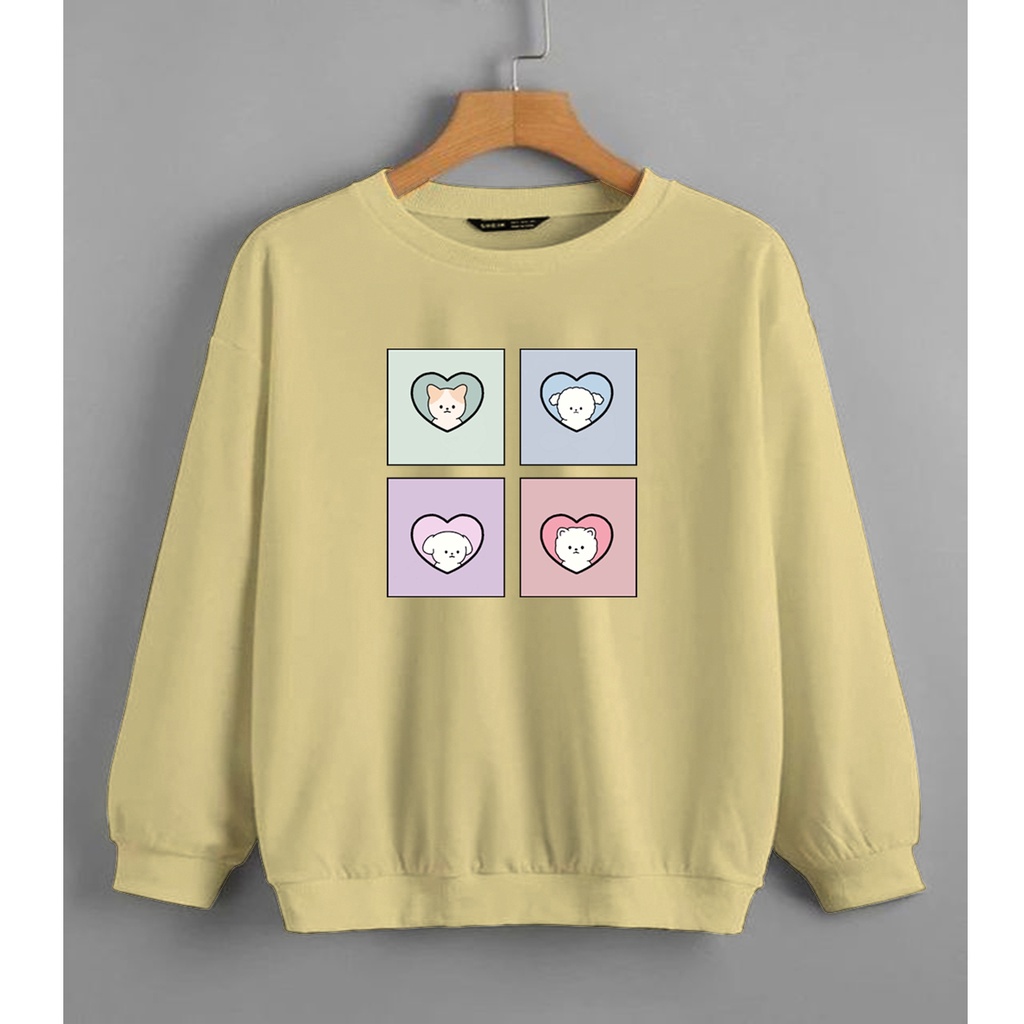 CALVIERO SHOP - BAJU SWEATER WANITA ATASAN ANIMAL FRAME SWEATER DEWASA BRAND ANIME SWEATER HODDIE FASHION CITAYEM SCBD FASHION WEEK FASHION VIRAL TIKTOK