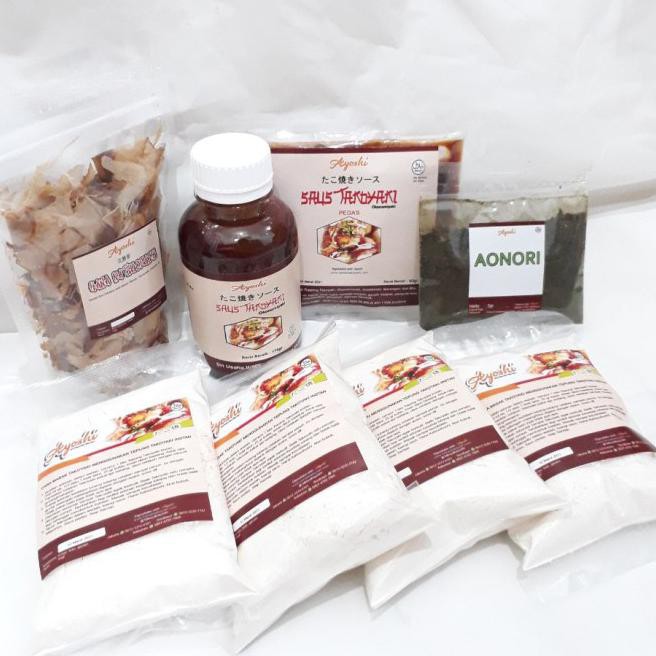 

G8NR PAKET BAHAN TAKOYAKI LENGKAP TEPUNG SAUS KATSUOBUSHI SJV1