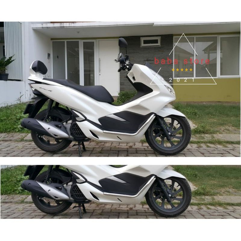 tubular crashbar Honda PCX lokal ABS CBS 150/160 full body chroom silver