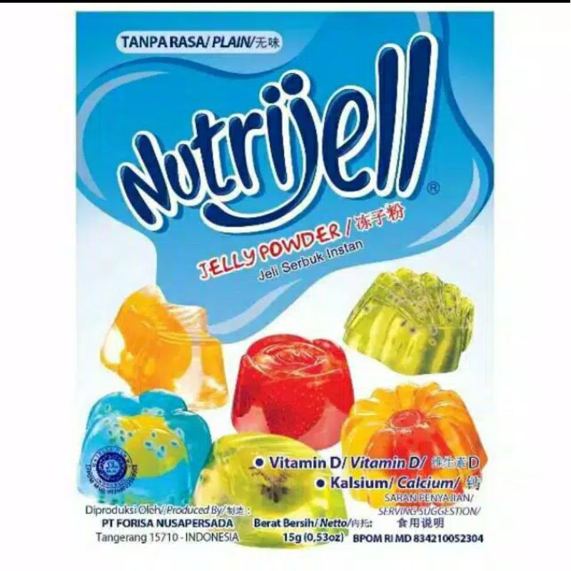 

Nutrijel plain 15gr (1pcs)