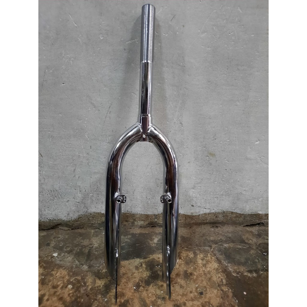 TERMURAH!!! Fork Sepeda Ukuran 20 BMX / EXOTIC / Warna Chrome