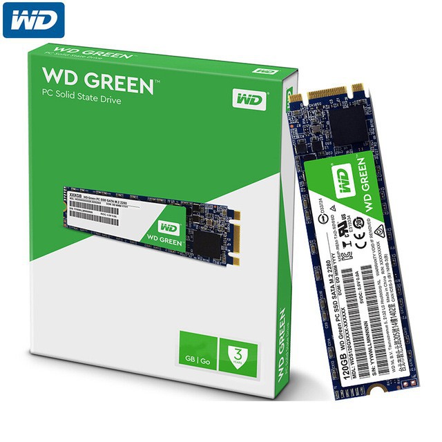 SSD WD GREEN M2 120GB RESMI WESTERN DIGITAL