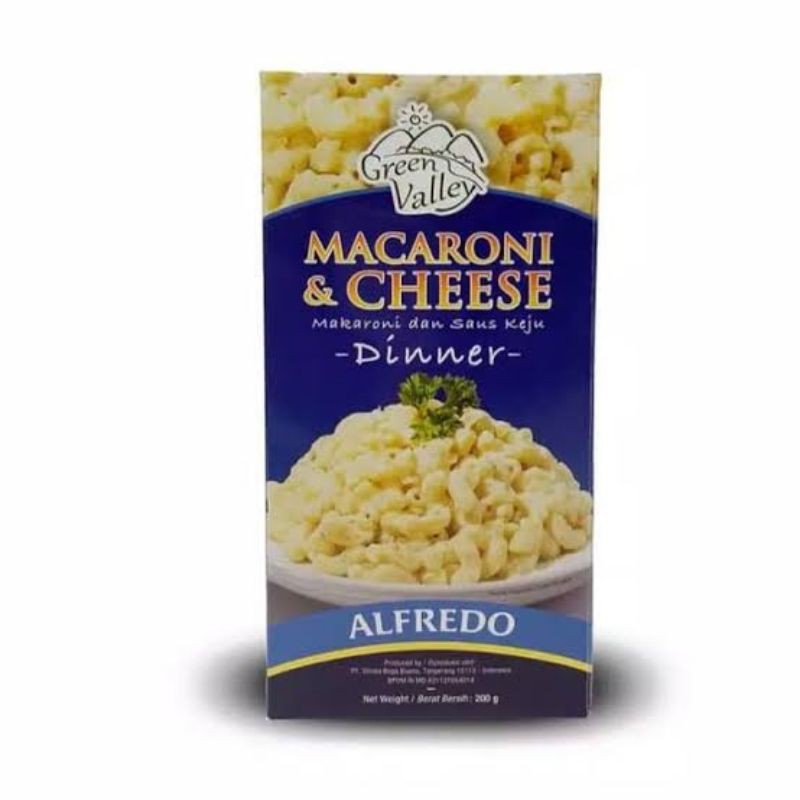 

GREEN VALLEY MACARONI AND CHEESE ALFREDO 200GR
