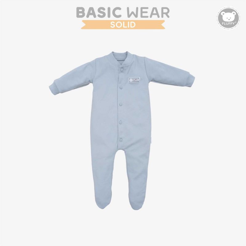 FLUFFY - BAJU KODOK TUTUP KAKI FLUFFY - SLEEPSUIT BAYI - BAJU TIDUR BAYI FLUFFY