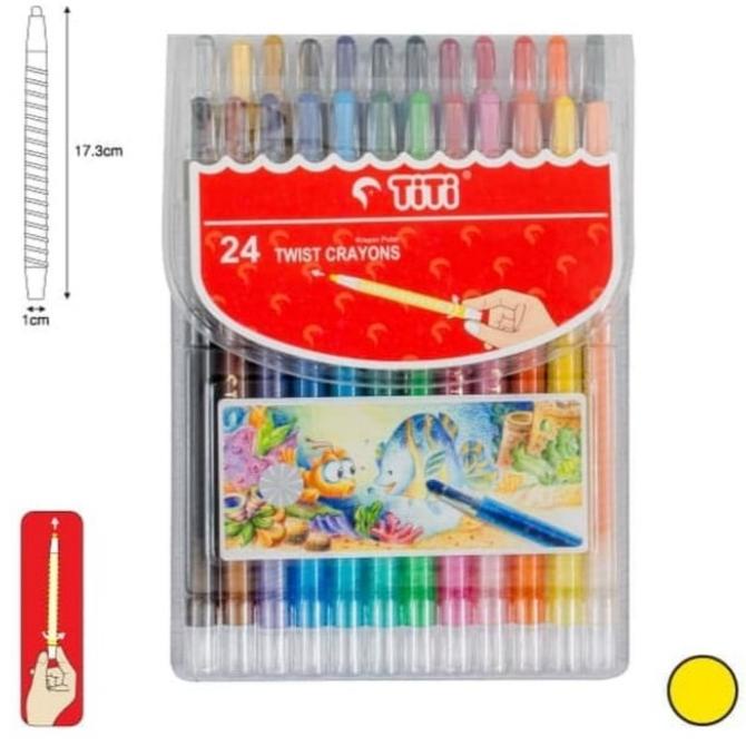 

Krayon Titi Putar 24 Warna