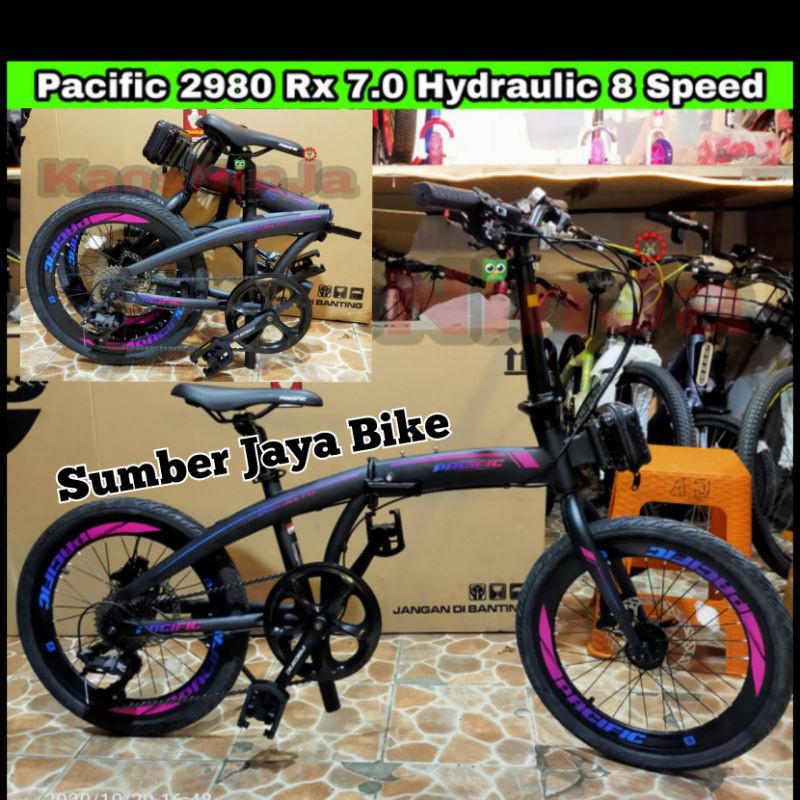 Sepeda Lipat 20 Inch Pacific 2980 RX 7.0 Hydraulic