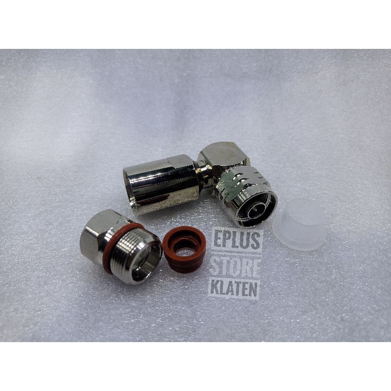 Konektor 4/8 L type N Male Tebal Connector FSJ4 Feeder 1/2S Heliax - KN107