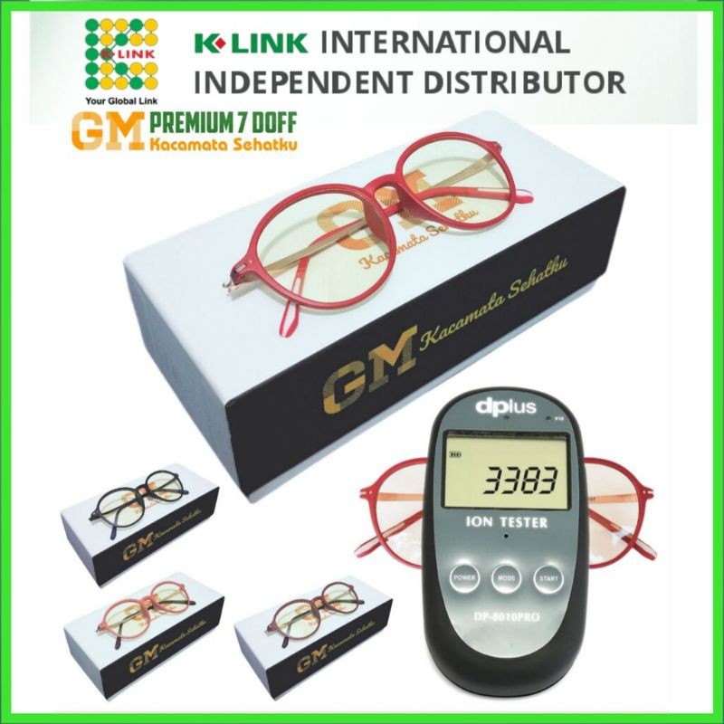 KACAMATA GM PREMIUM 7 MERAH | KACAMATA PRIA WANITA | KACAMATA ANTI RADIASI | GM KACAMATA SEHATKU