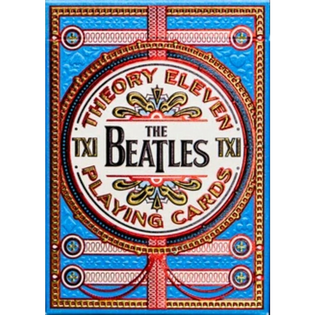 theory11 theory 11 THE BEATLES BLUE playing card kartu remi poker