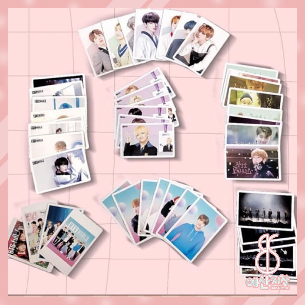 [BS] BISA COD 54pcs Lomo Card Kartu Foto BTS BT21 KPOP - KP331