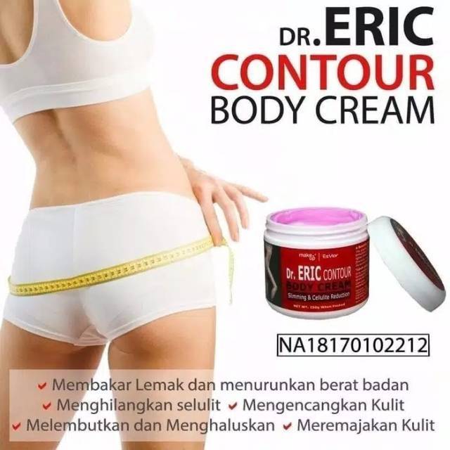 Medan Termurah BPOM Krim Pelangsing Dr.Eric Contour Body Cream 250gram