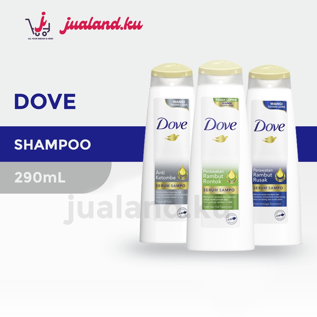 Jual Dove Shampoo 290mL All Variant Shopee Indonesia