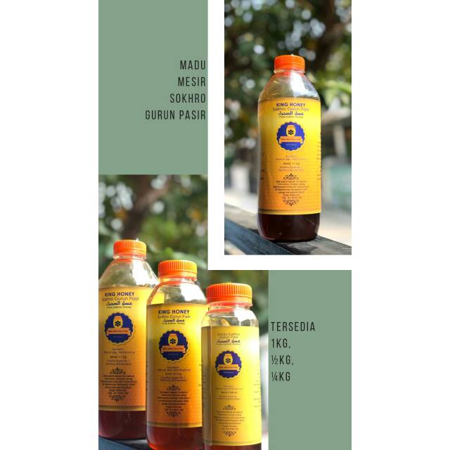 

KING HONEY - MADU SOKHRO MESIR / MADU MARJORAM / MADU MESIR 1kg / 1000 gram