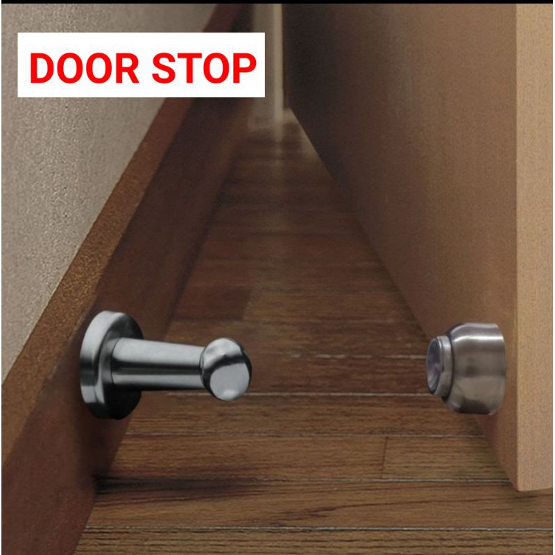 Door stop/ tahanan pintu,DOOR STOP PINTU STAINLESS 304 pengaman pintu,perlngkpn pintu,magnet pintu