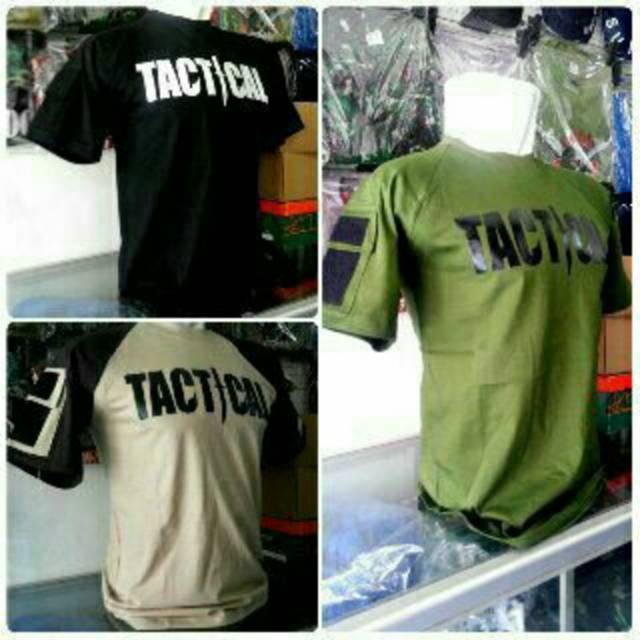 KAOS TACTICAL LENGAN PENDEK / KAOS PRIA / KAOS ARMY