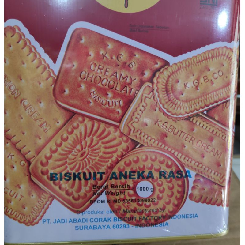 Khong Guan Assorted Biscuits/Biskuit Aneka Rasa 1600 gr