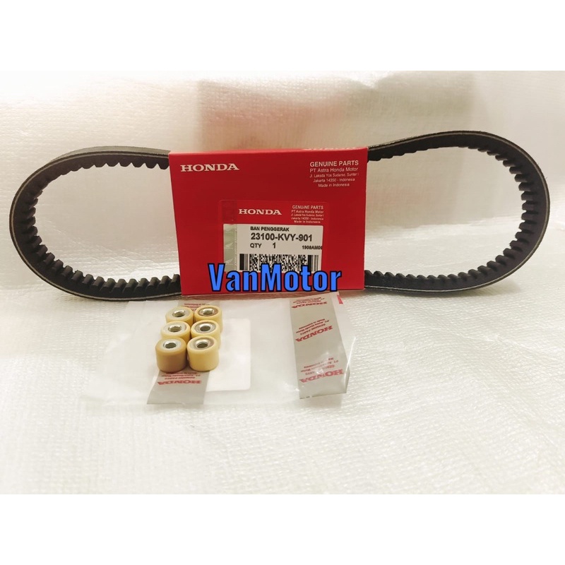 VANBELT VAN BELT SET ROLER ROLLER BEAT KARBU SCOOPY CARBU SPACY KARBU HONDA KVY