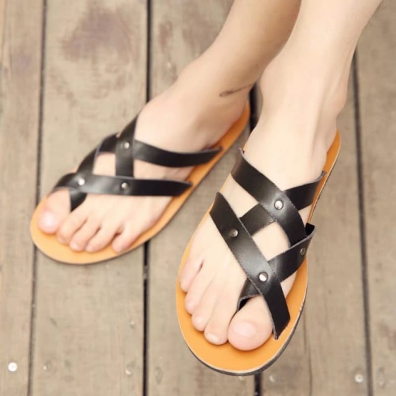 [10.10 Promo Puncak]Sandal japit Distro Original Dickdims japit Kasual pria surfing(JP DD 01)