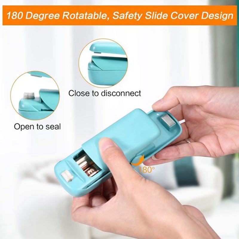 2-in-1 Mini Bag Sealer And Cutter Heat Sealer For Vacuum Sealer Heat