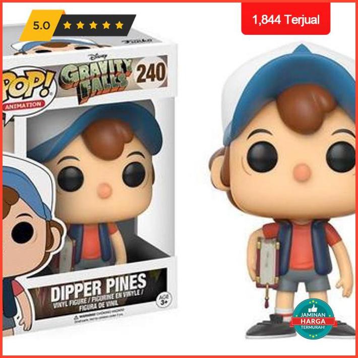 Action Figure Funko Pop Animation Disney Gravity Falls - Dipper Pines #240 Free Ongkir
