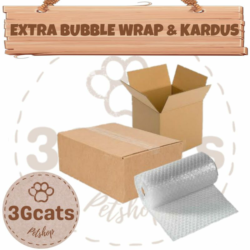 

EXTRA PACKING KARDUS DAN BUBBLE WRAP