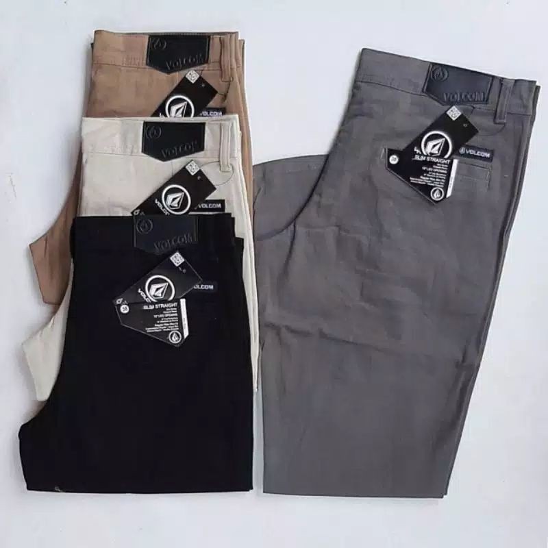 CELANA CHINO PRIA | CELANA DEWASA SAKU TANAM | BAHAN TWIL COMBET | CELANA CHINOS