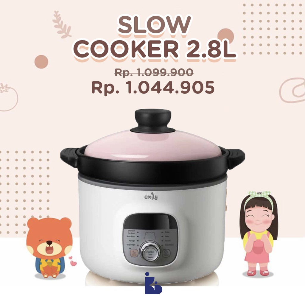 Emily Slow Cooker 2,8Liter