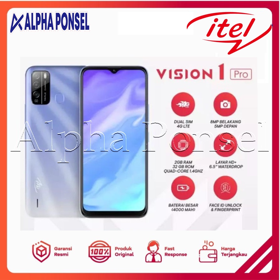 Itel Vision 1 Pro 3/32 ORIGINAL GARANSI RESMI 1TH