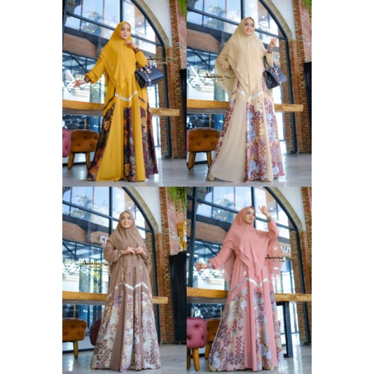 Gamis set syar'i by annisa syar'i