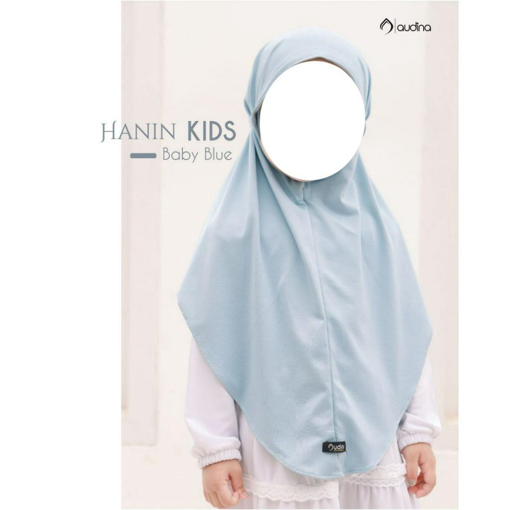 Hanin Bergo Tali Kids by Audina / Bergo Anak / Bergo Tali Anak / Bergo Tali Polos / Audina Ori / Aud