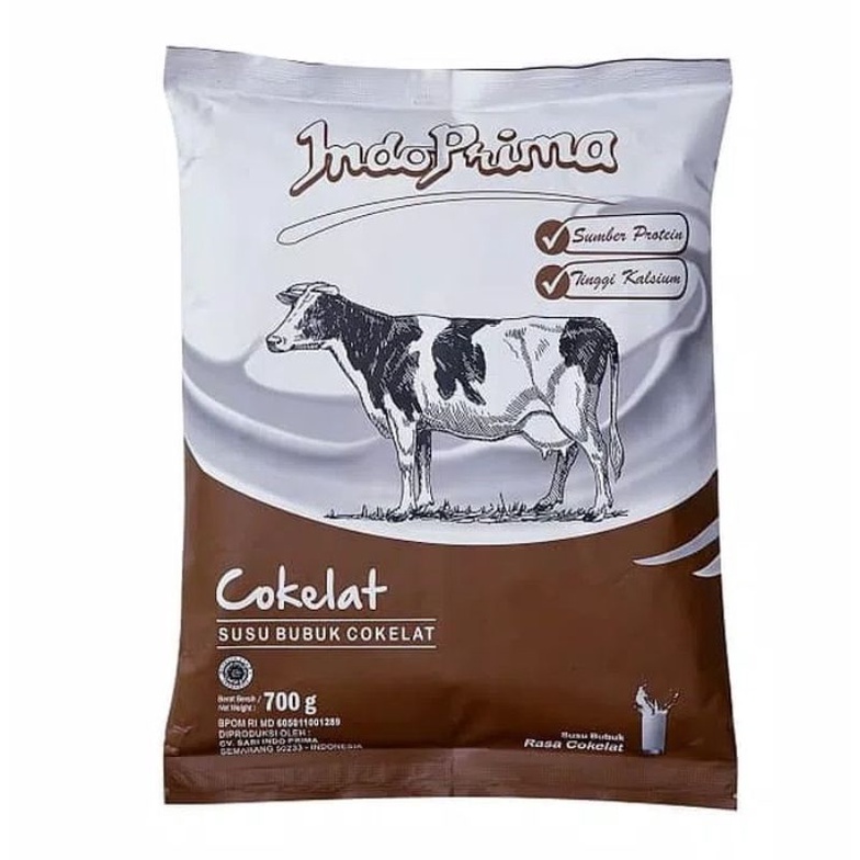 Indoprima Susu Gemuk Cokelat 700 Gram