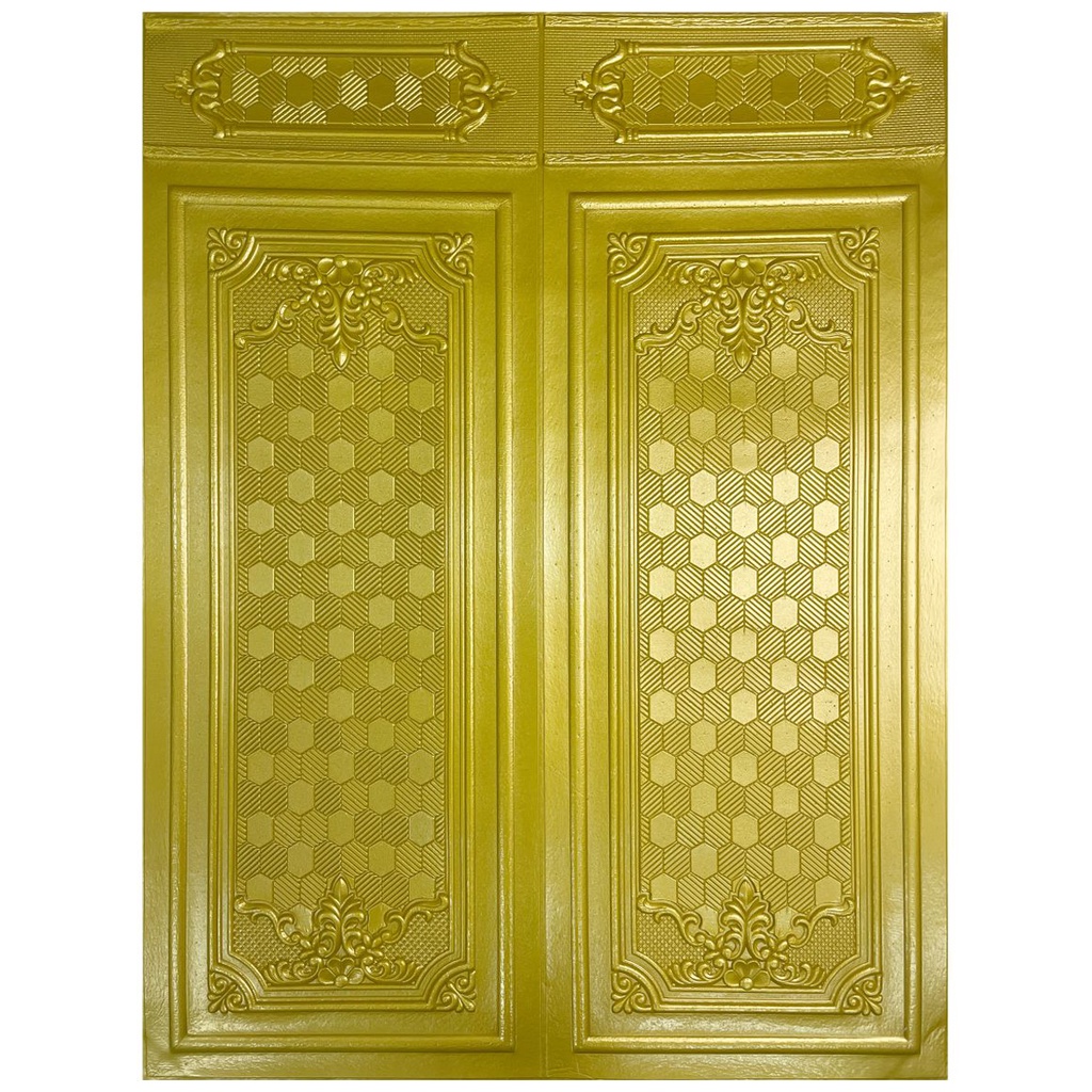 [COD] Wallpaper 3D Wallpaper Dinding 3D Wallpaper Foam High Quality Best Seller 70X90CM Premium-GOLD-A 70*90CM