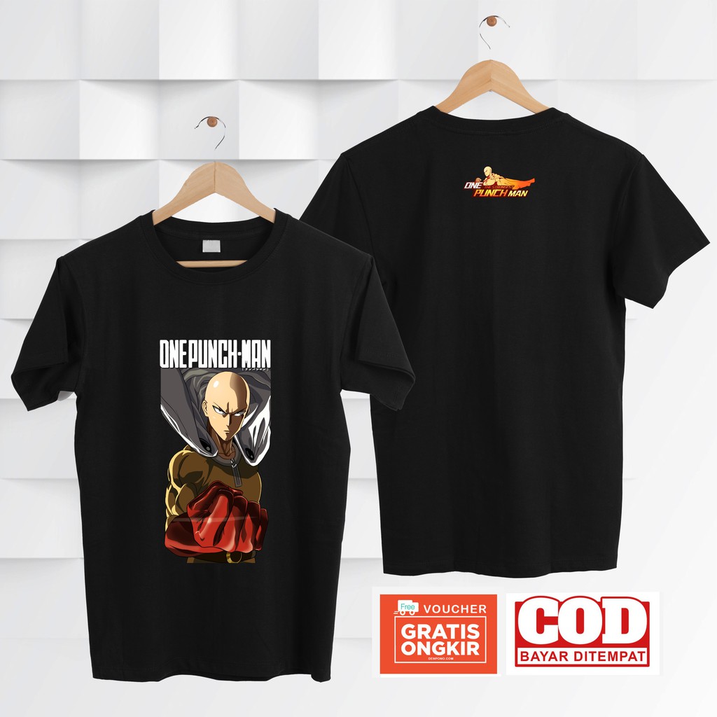 kaos ONE PUNCH MAN saitama / baju one punch man / kaos saitama