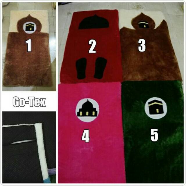 Sejadah busa bulu boneka