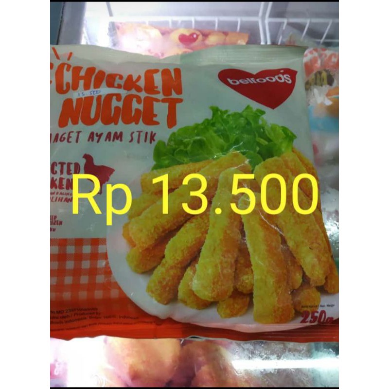 

Belfoods Nugget Ayam stik 250gr