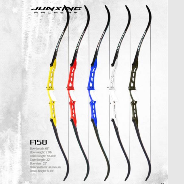 Recurve Bow Junxing F158 - Busur Panah Recurve Junxing F 158 - JUNXING Archery - Olahraga Panahan