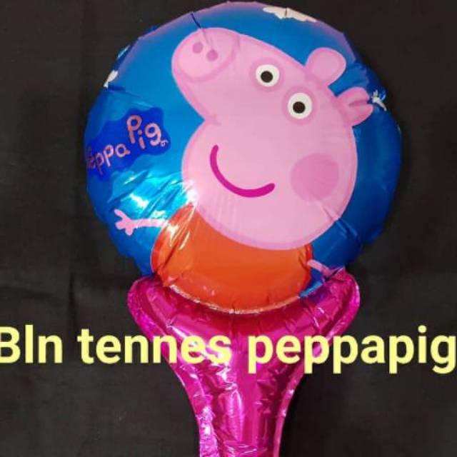 BALON FOIL TONGKAT TENIS KARAKTER (1PAK ISI 10pcs)