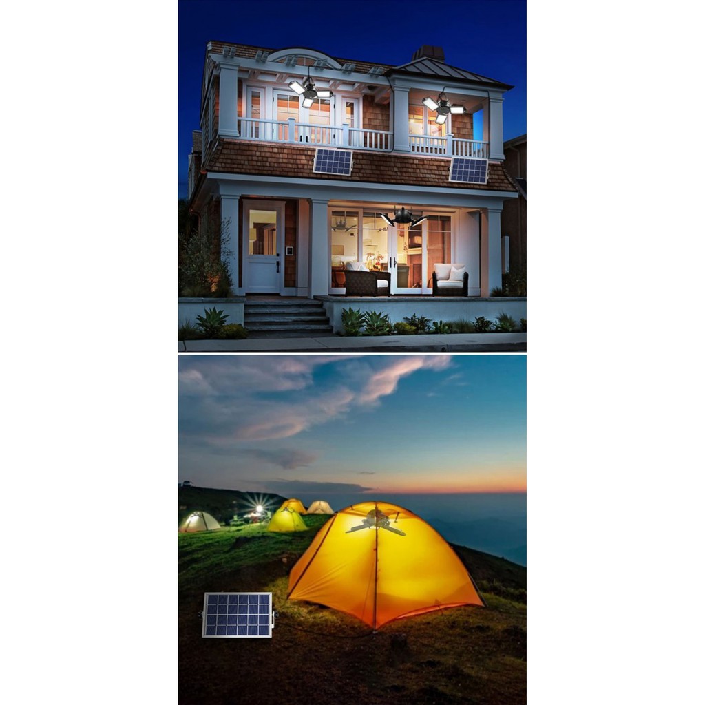 698 SL-180 - 60 LED Solar Powered Lamp Light - 800 Lumens