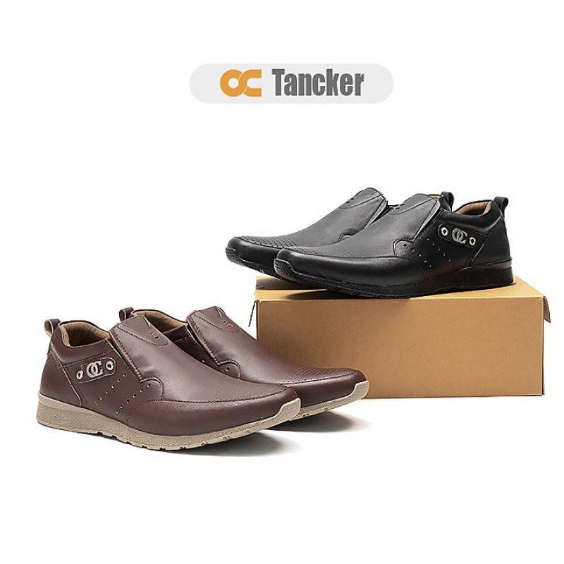 OC-TANCKER SEPATU SNEAKERS KULIT ASLI