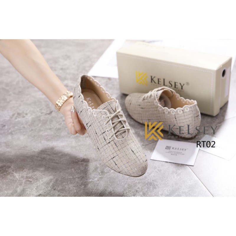 Kelsey Sepatu Wedges Wanita RT02