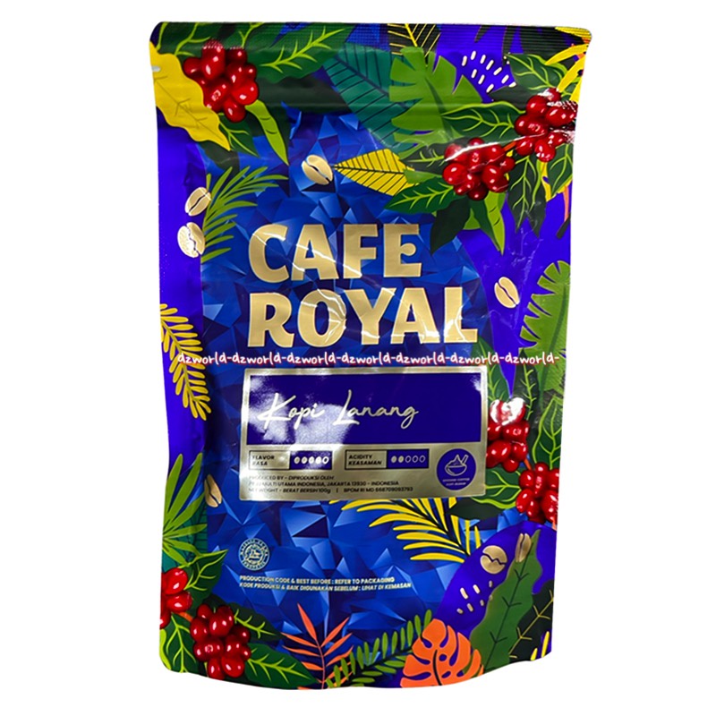 Cafe Royal 100gr Kopi Lanang Paradise Arabica Tropical Robusta Kopi Bubuk Royal Cafe Coffee Kopi Ground Coffee Caferoyal Cave