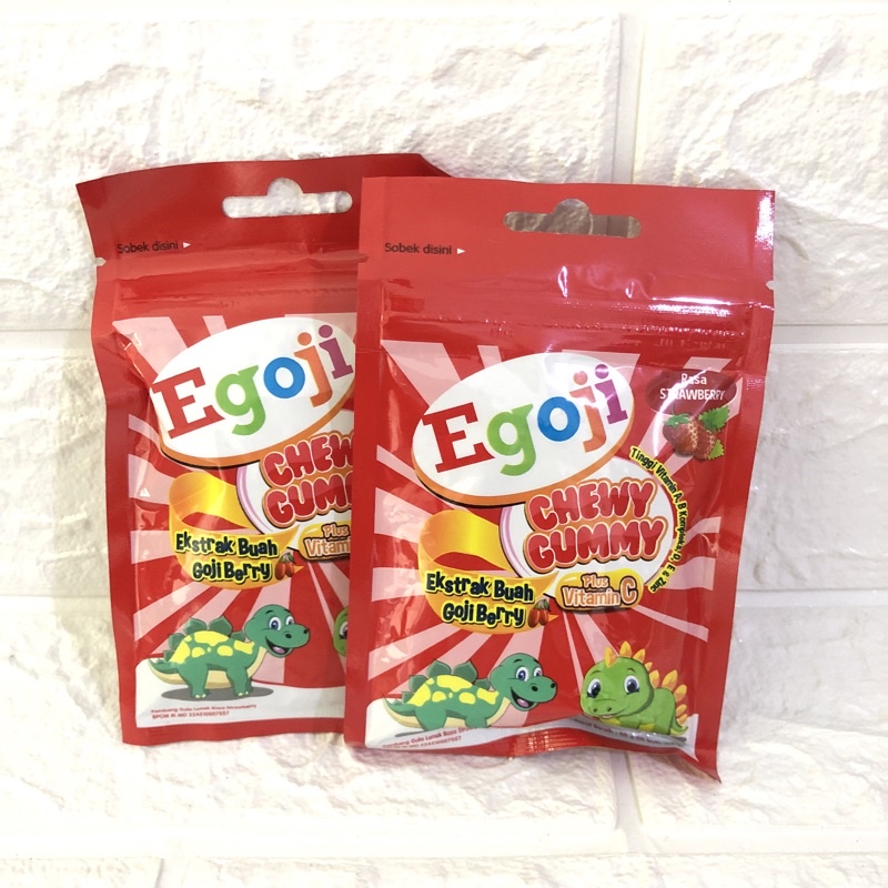 

Egojy Chewy Gummy Strawberry 1 Bungkus
